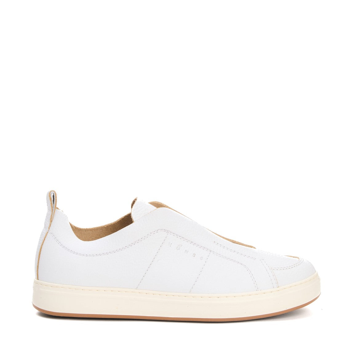 Hogan Slip-On Leather White Sneakers