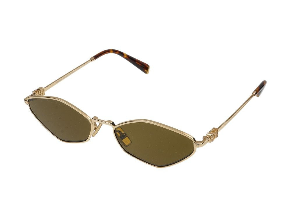 Miu Miu Olive 0Mu 56Zs Metal Sunglasses