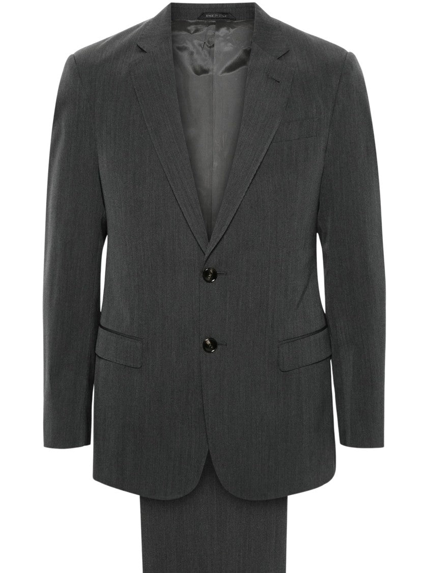 Giorgio Armani Notch-Lapel Tailored Virgin Wool Suit