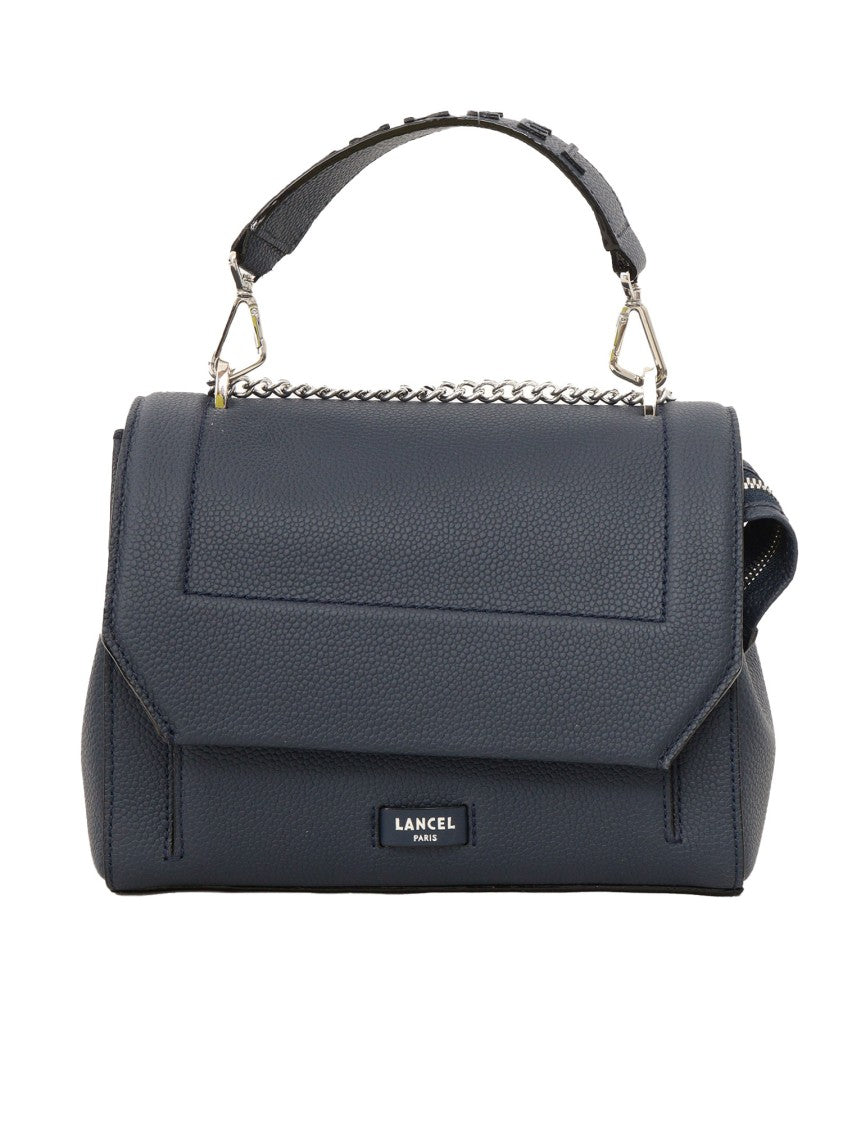 Lancel Sac Rabat M Textured Calfskin Medium Handbag