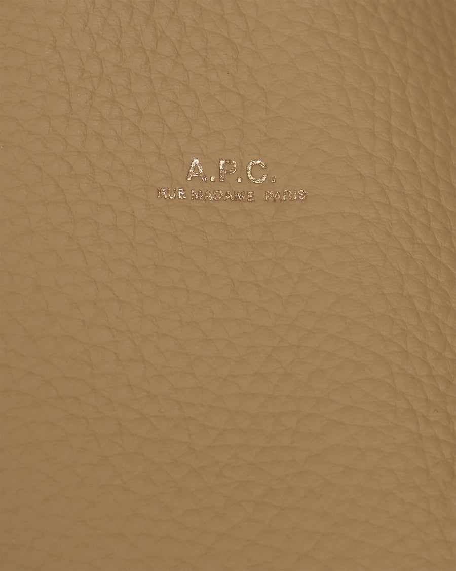 A.P.C. Neige Leather Tote Bag