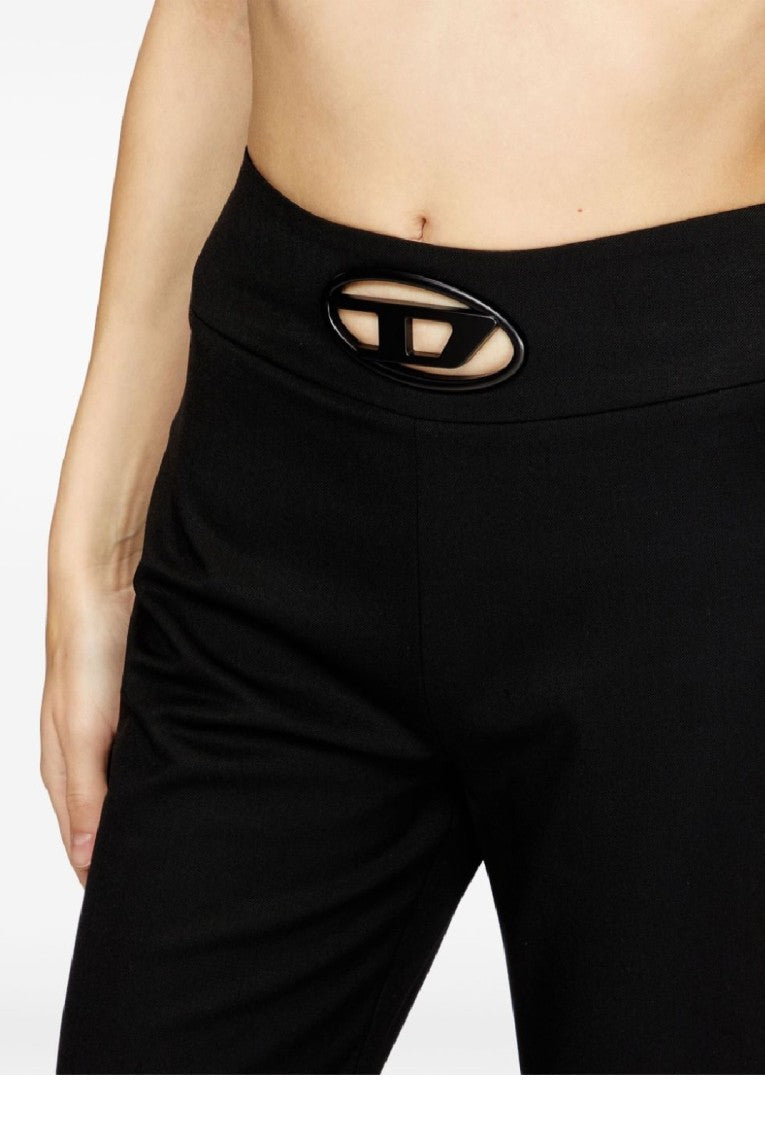Diesel Tailored High-Waist Trousers With Wide Leg