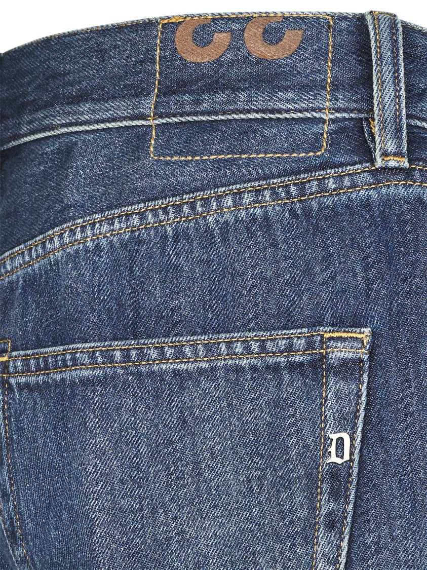 Dondup Blue Icon Slim Fit Five-Pocket Denim Jeans