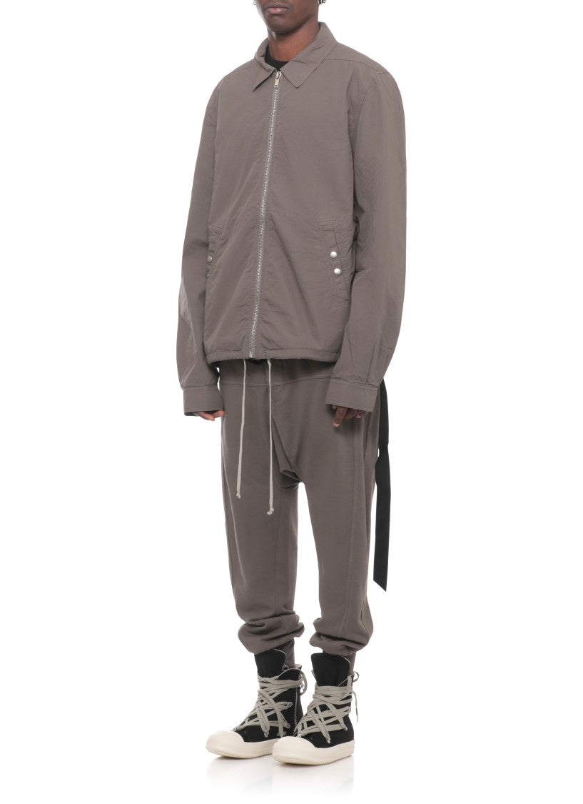 Drkshdw By Rick Owens Zipfront Oversize Cotton Jacket