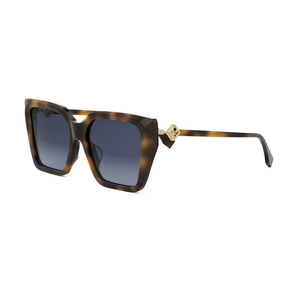 Fendi Ff Diamonds Oversized Square Ff Diamonds Sunglasses