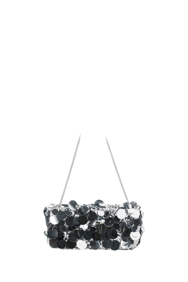 Rabanne Silver Sequined Shoulder Bag