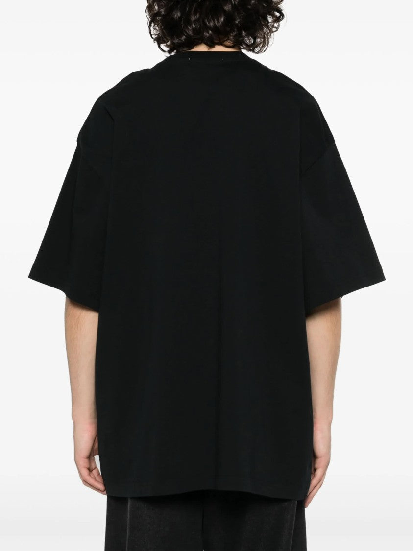 Ambush Black Ballchain Detail Organic Cotton T-Shirt