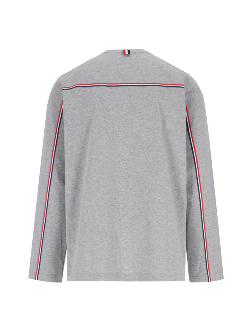 Thom Browne Logo T-Shirt – Grey