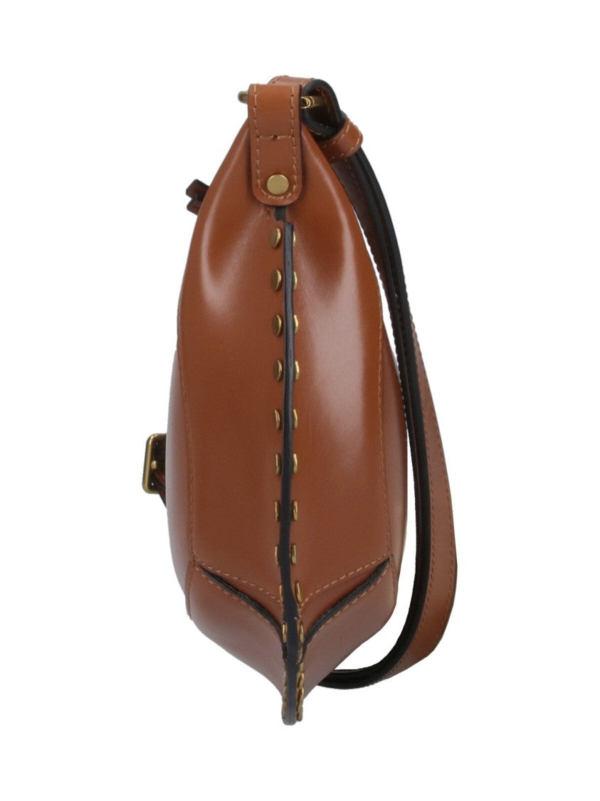 Isabel Marant Oskan Moon Shoulder Bag – Brown