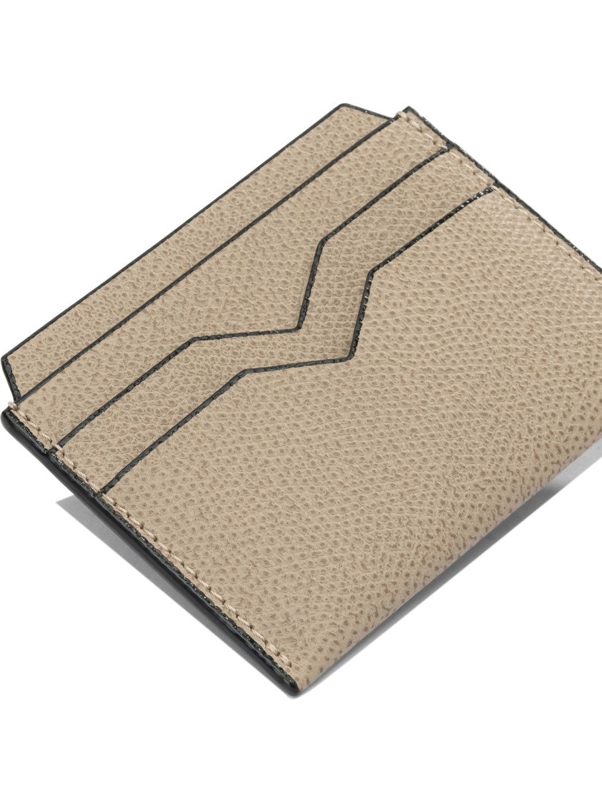 Valextra Millepunte Calfskin Leather Card Holder