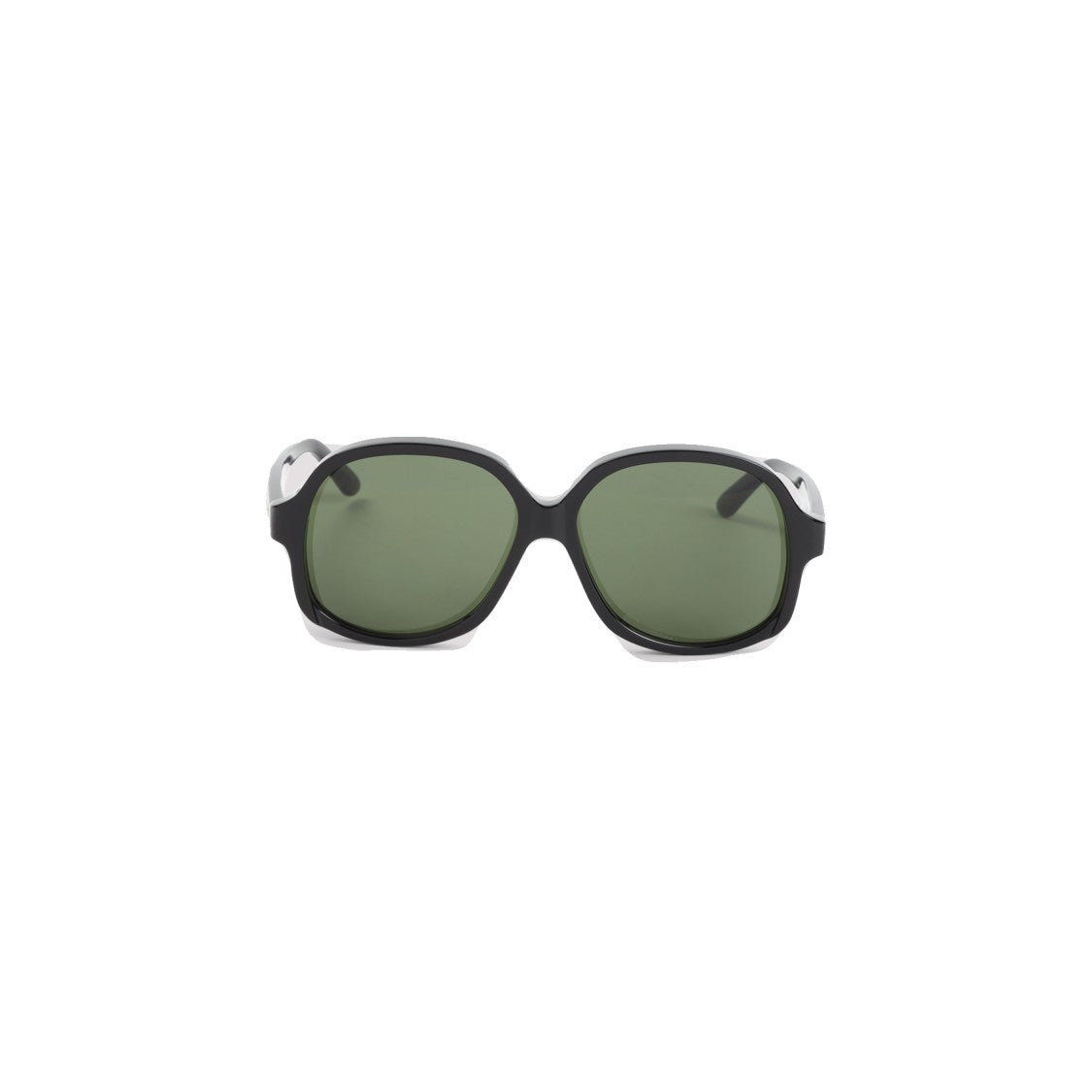 Valentino Oversized Black Acetate Sunglasses