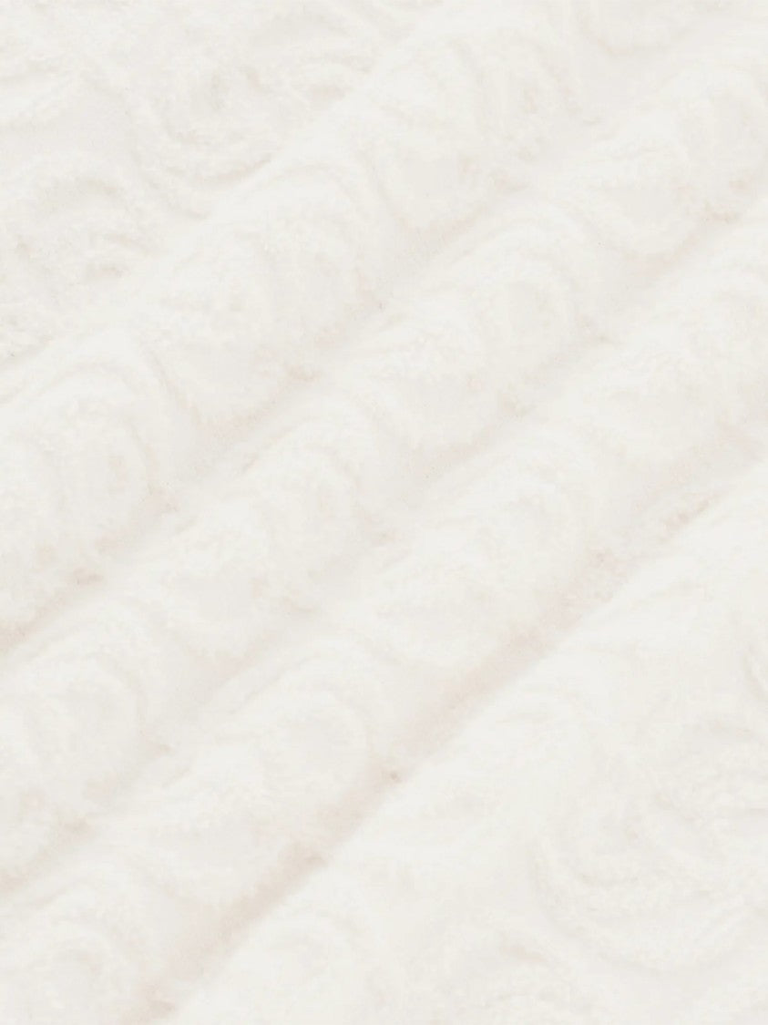 Drôle De Monsieur Short-Sleeved Beige Shirt With Monogram Pattern
