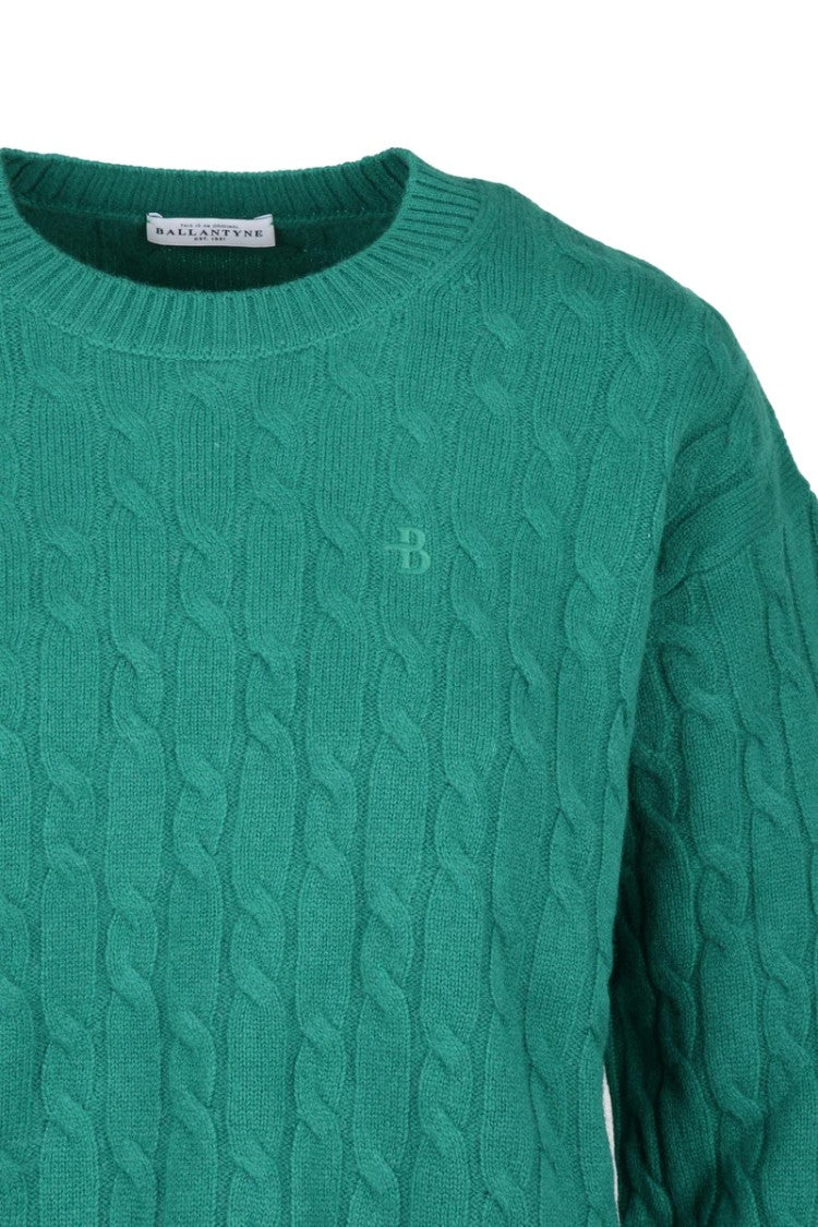 Ballantyne Crew Neck Sweater - Green