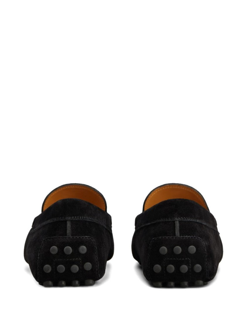 Tod's Loafers With Boar Suede Overlays