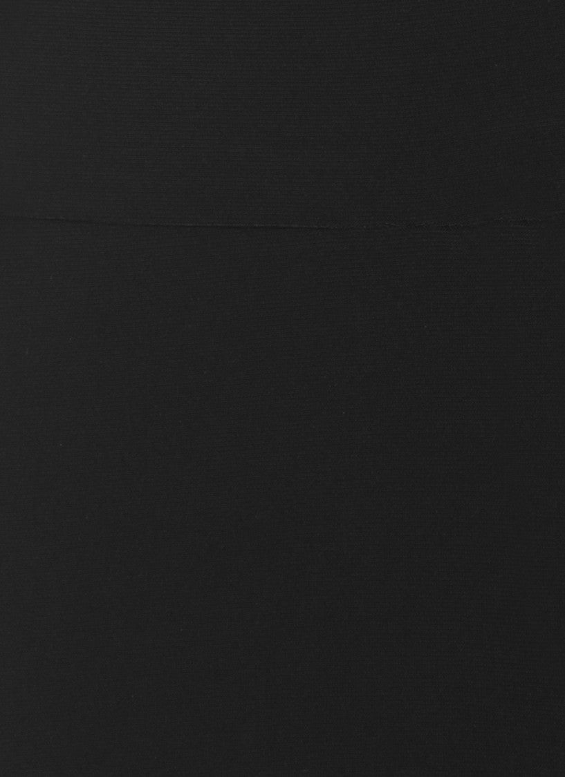 Norma Kamali Black Elastic Waist Palazzo Trousers
