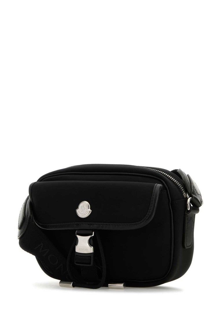 Moncler Black Canvas New Trick Crossbody Bag