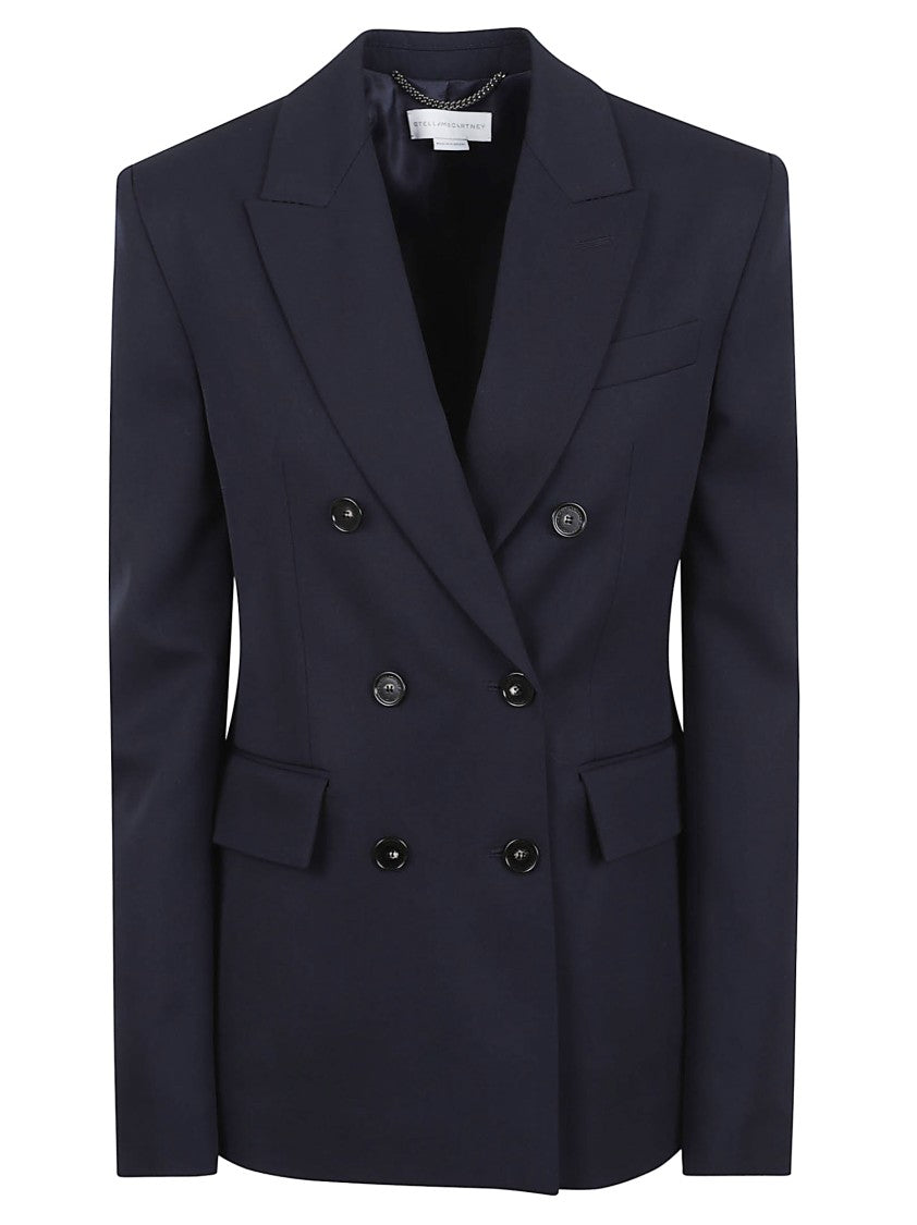 Stella Mccartney Tailored Double-Breasted Wool And Viscose Jacket