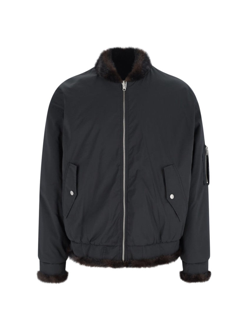 Mm6 By Maison Margiela Minimalist Black Jacket With Clean Silhouette