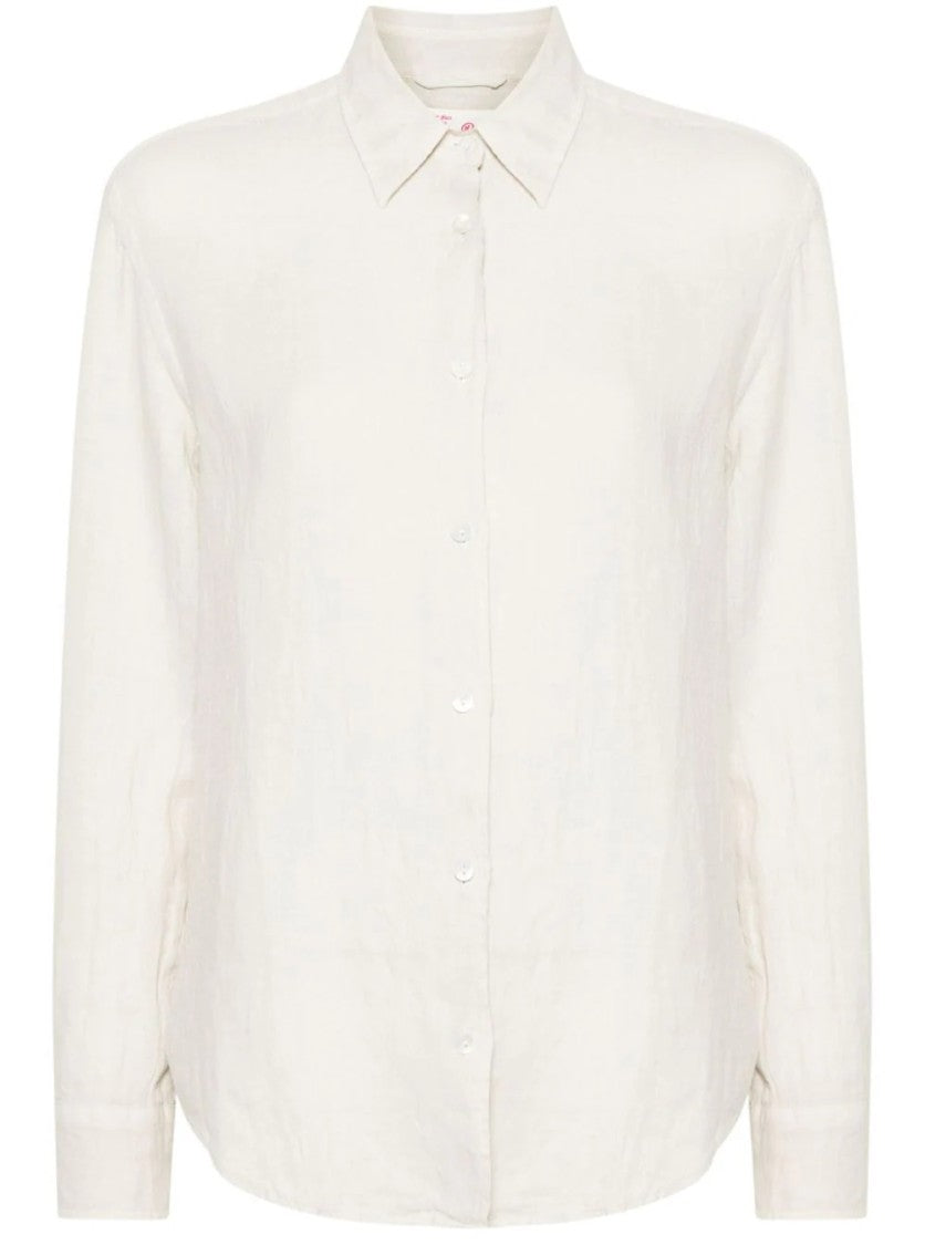 Saint Barth Linen Long-Sleeved Shirt