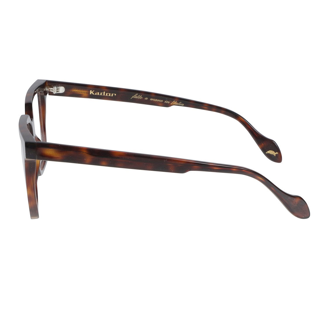 Kador Charlize Light Geometric Tortoiseshell Frame Eyeglasses With Keyhole Bridge
