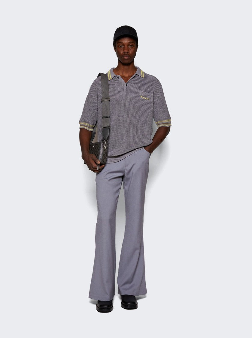 Marni Tailored Flared Trousers With Button Closure