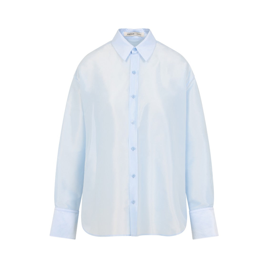 Carven Mens Light Blue Polyester Shirt