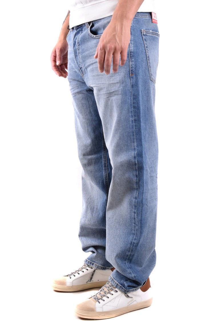 Diesel Relaxed Fit Faded Blue Vintage Jeans