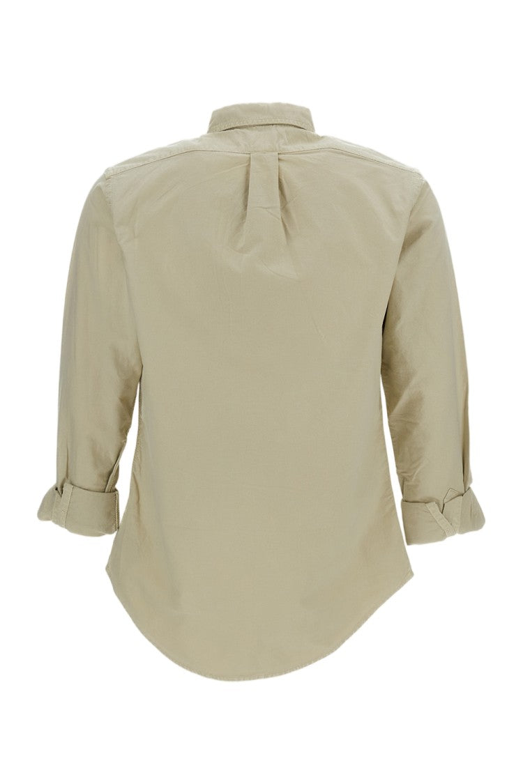 Polo Ralph Lauren Grey Cotton Featherweight Mesh Casual Shirt