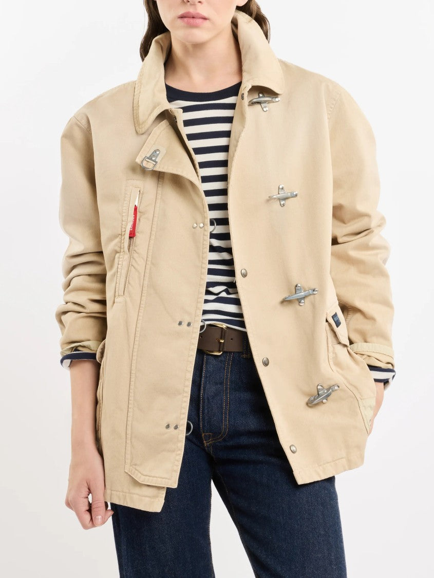 Fay Boxy Beige Utility Jacket