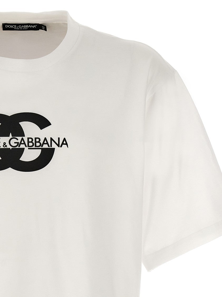 Dolce & Gabbana Bold Logo Print Crewneck T-Shirt