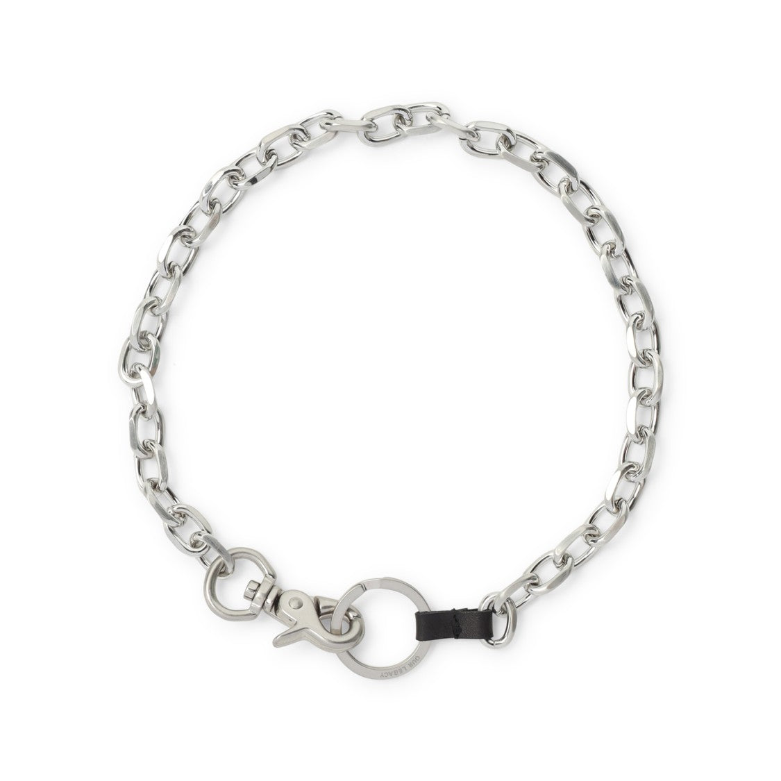 Our Legacy Matte Nickel Grey Brass Ladon Key Ring