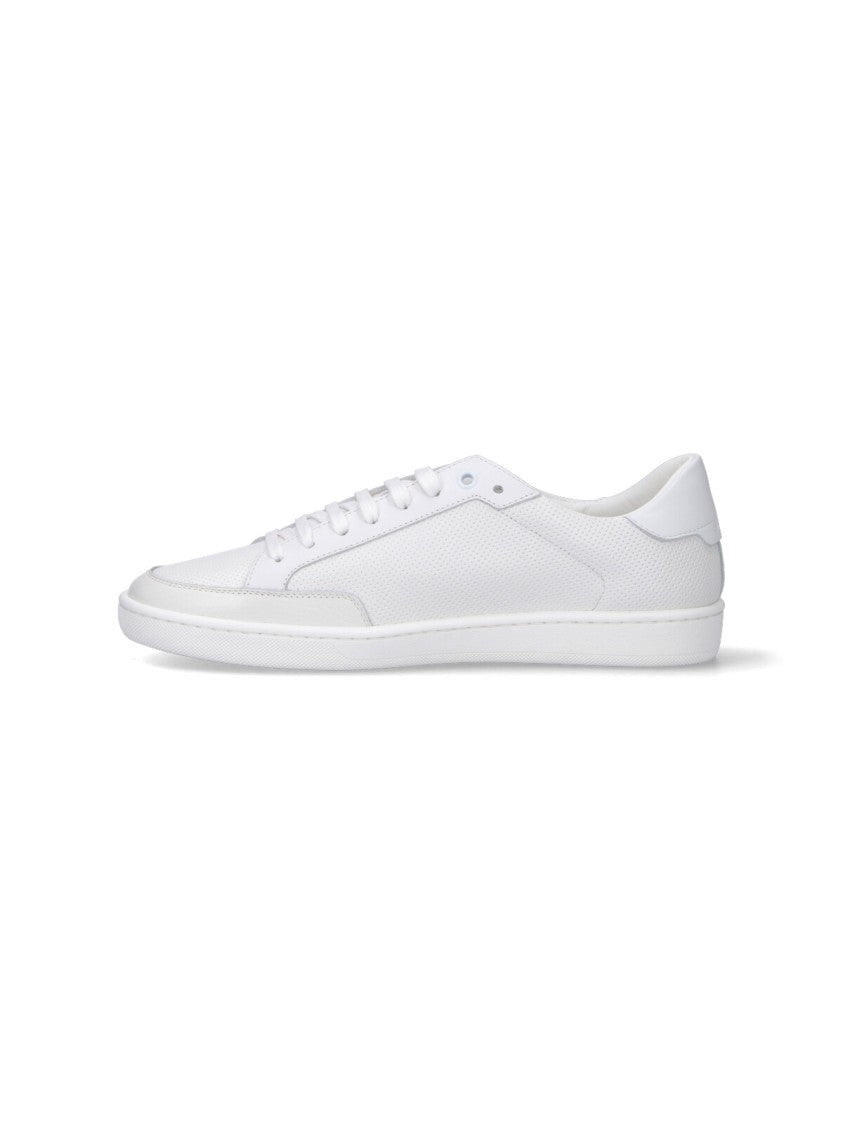 Saint Laurent Low-Top Sneakers With Perforated Detailing