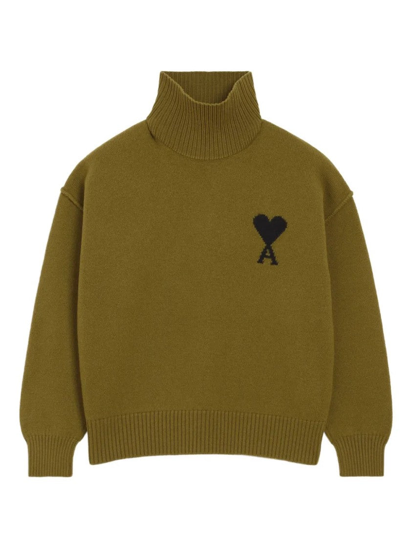 Ami Ami De Coeur Funnel Neck Sweater