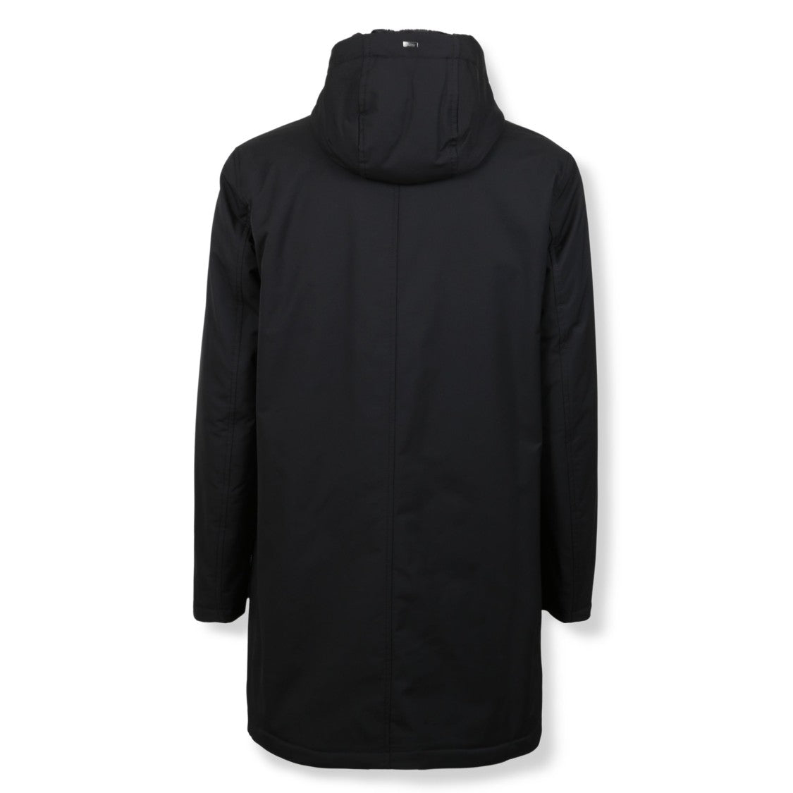 Herno Structured Minimalist Herno Parka With Hood And Functional Details