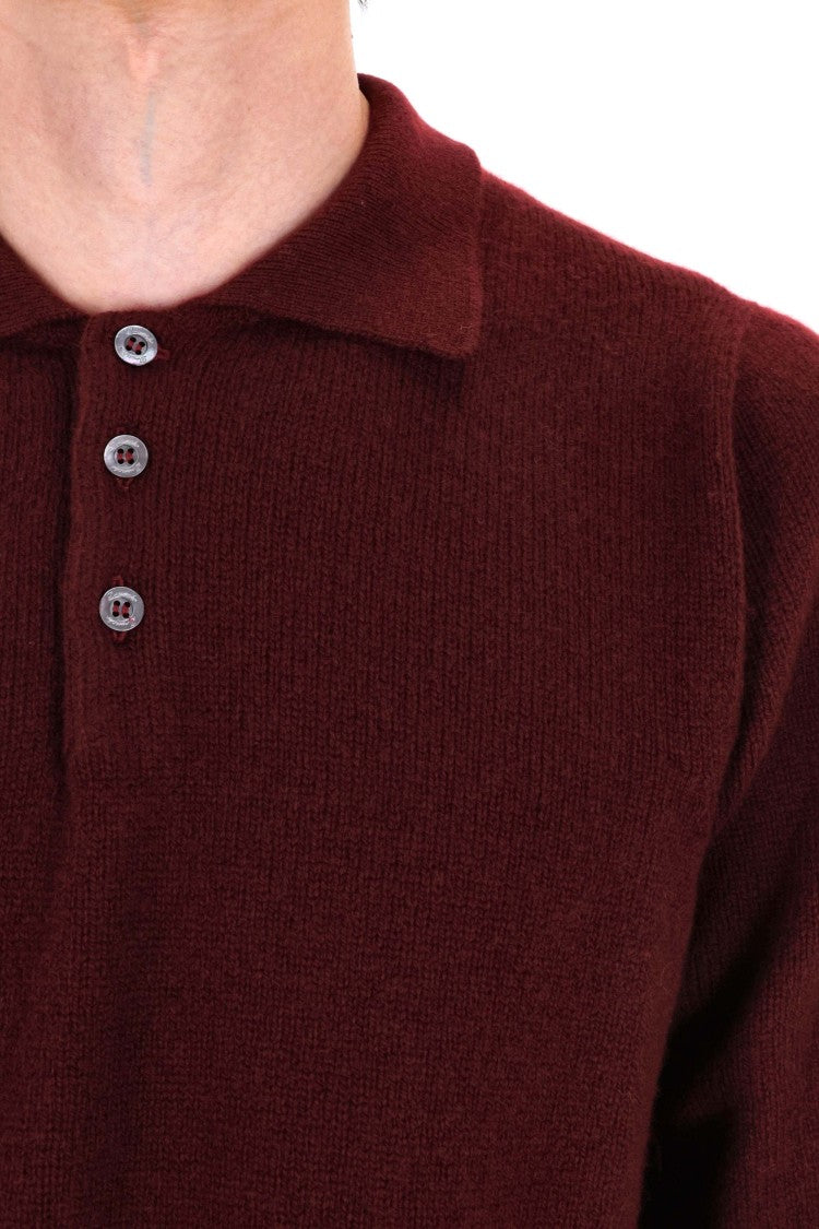 Drumohr Lambswool Knit Polo-Shirt