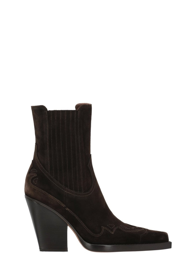 Paris Texas Brown Texas Arrowhead Suede Boots