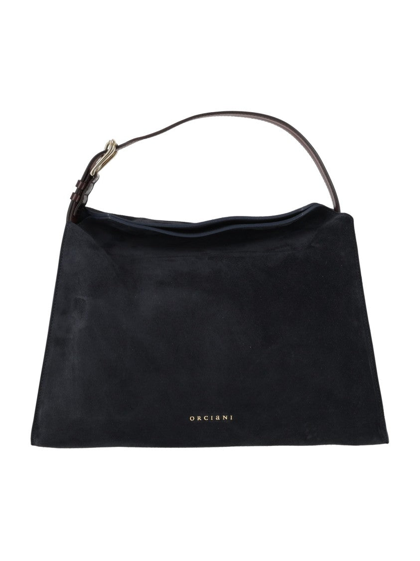 Claudio Orciani Trinity M Peach + Gold Calf Leather Shoulder Bag