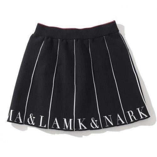Mark&Lona Pleated Mini Skirt With Bold Brand Detailing
