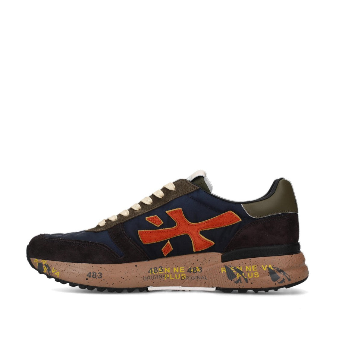 Premiata Mick Sneakers In Brown Suede
