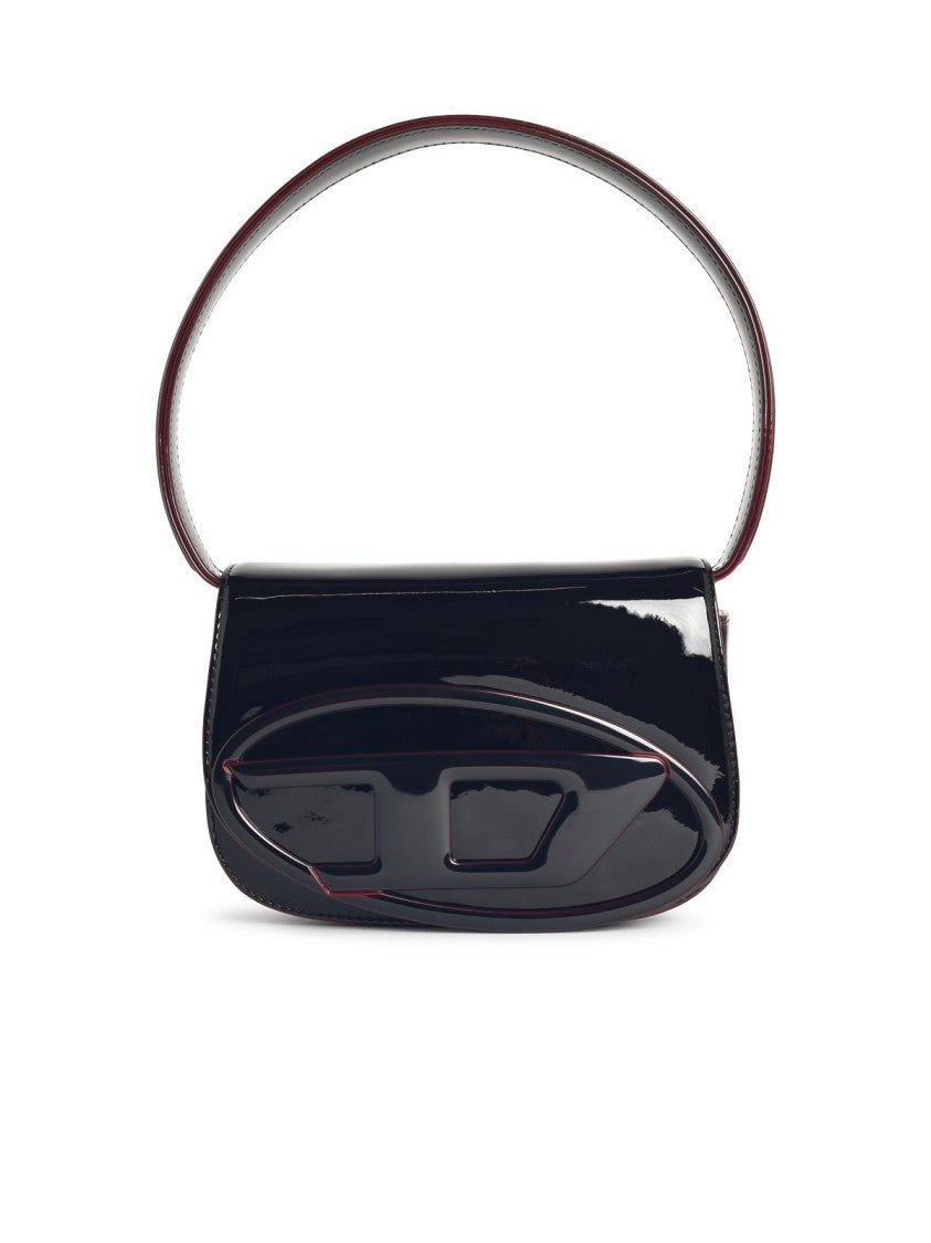 Diesel '1Dr' Burgundy Liquid Effect Polyurethane Bag
