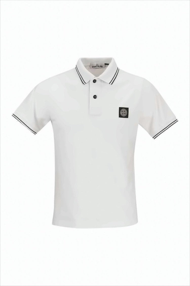 Stone Island Structured Collar Polo Shirt