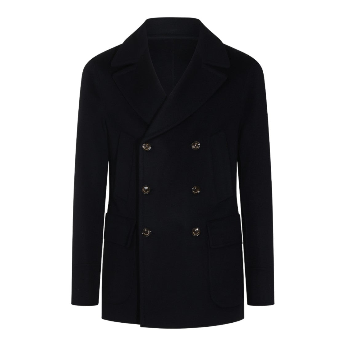 Montecore Double-Breasted Wide Lapel Coat