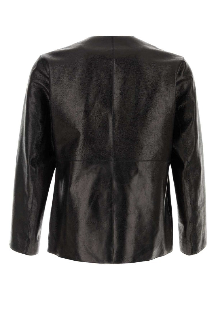 Namacheko Black Leather Jacket