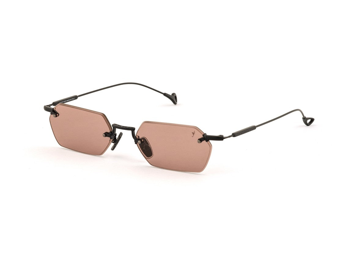 Eyepetizer Tank Rimless Hexagonal Sunglasses