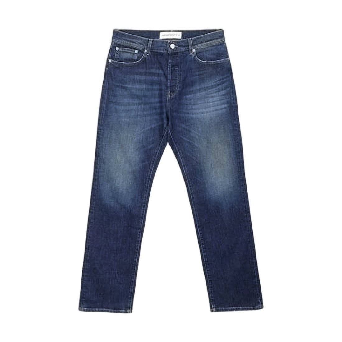 Department 5 Classic Straight-Leg Denim Pants With Subtle Fading And Whiskering