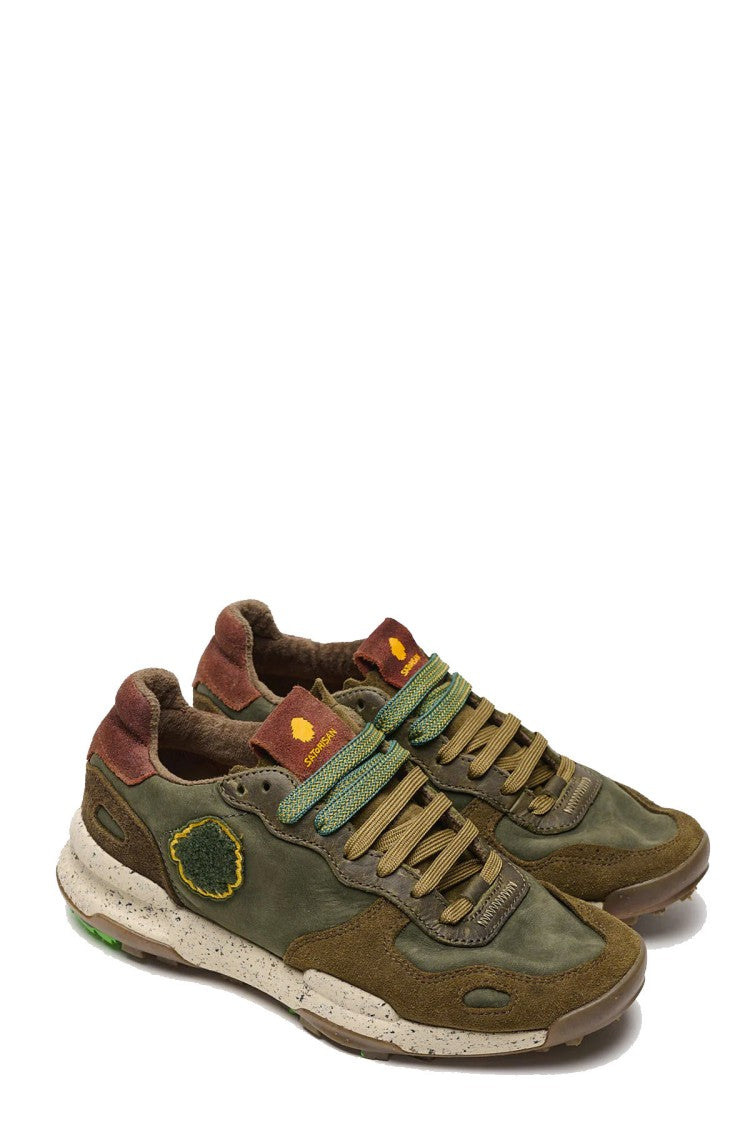 Satorisan Multicolor Leather Low-Top Sneakers