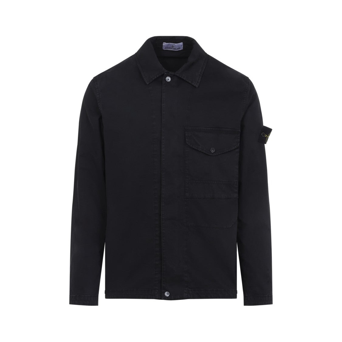 Stone Island Black Cotton Shirt