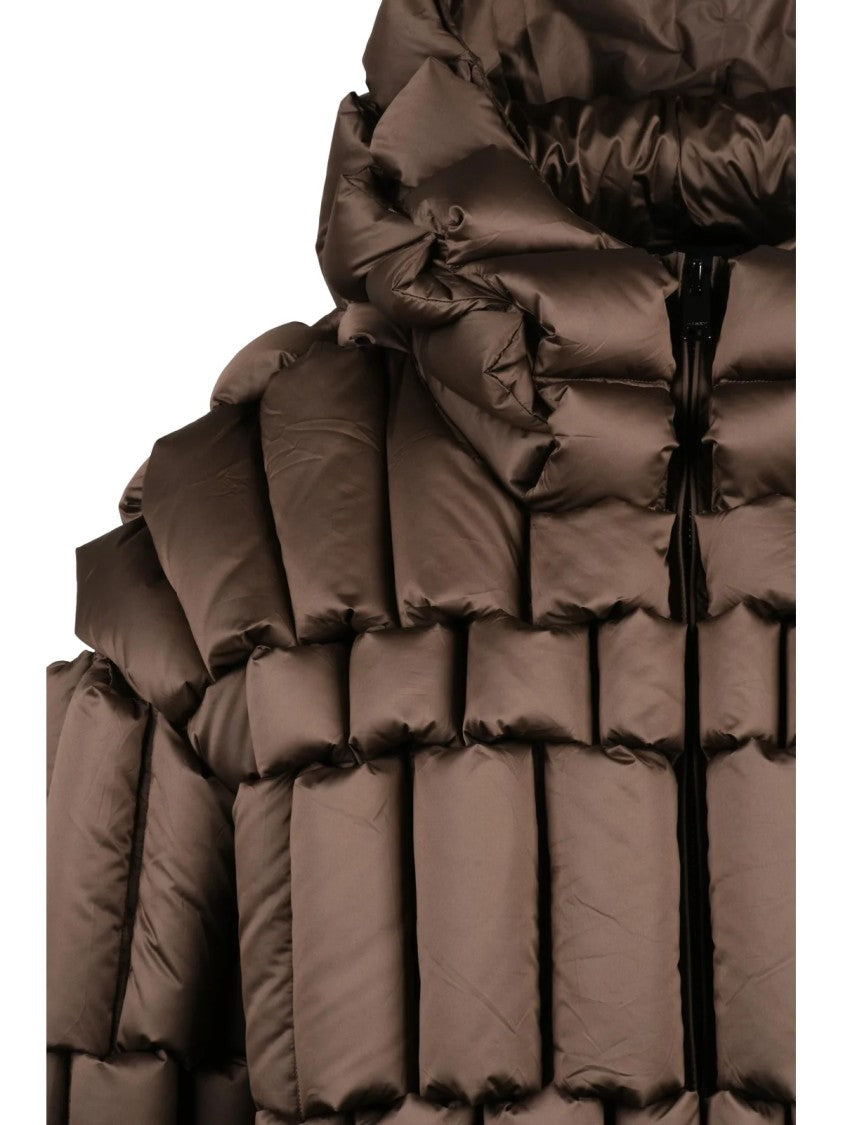 Raxxy Cropped Quilted Raxxy Down Jacket With Boxy Silhouette