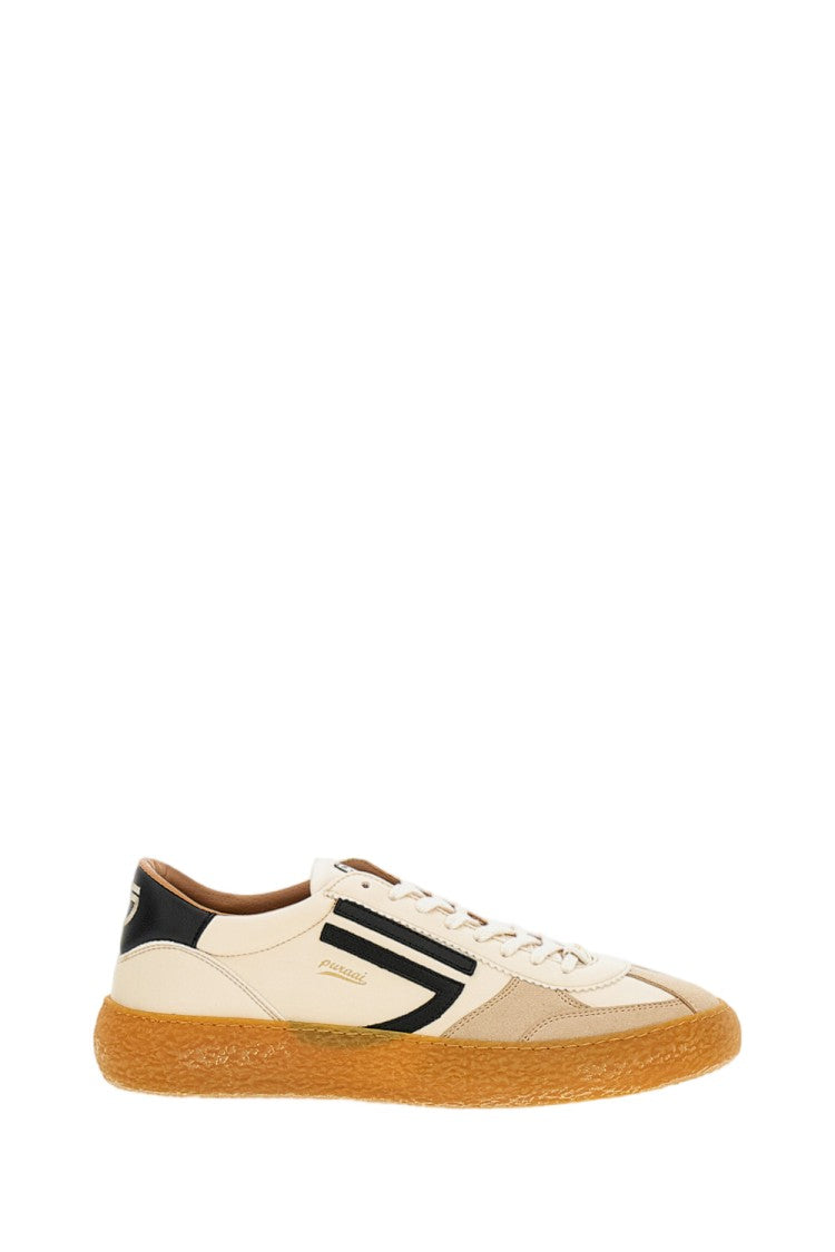 Puraai Beige Vintage Series Buttercream Sneakers