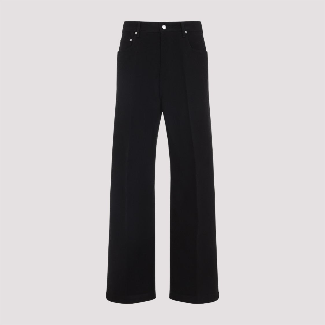 Rick Owens Black Cotton Geth Jeans
